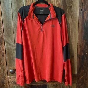 The North Face Flash Dry Athletic Jacket / Activewear Red / Black in EUC